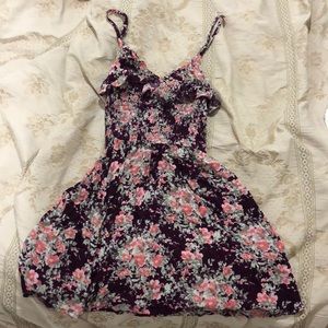 Aeropostale floral dress with ruffles